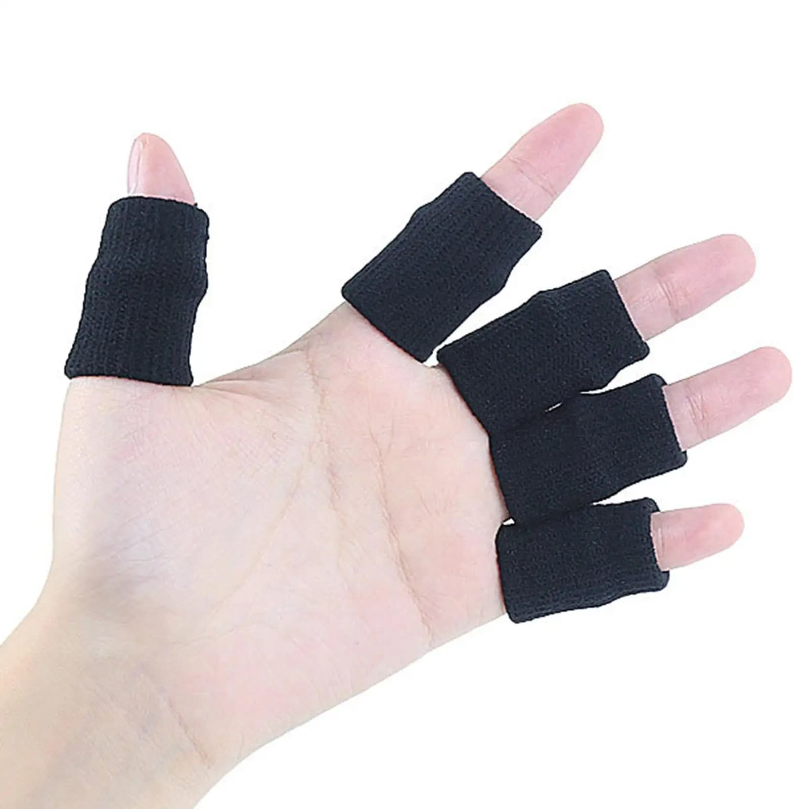 Finger Sleeves Protectors Elastic Breathable Pain Relief Brace Sport Accessories for Fitness Training Volleyball