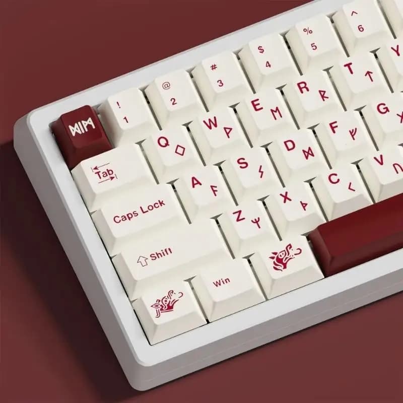 125 tasti/set tema sacrificio sangue sublimazioni della tintura keycap PBT profilo originale copritasti per tastiere D2RC