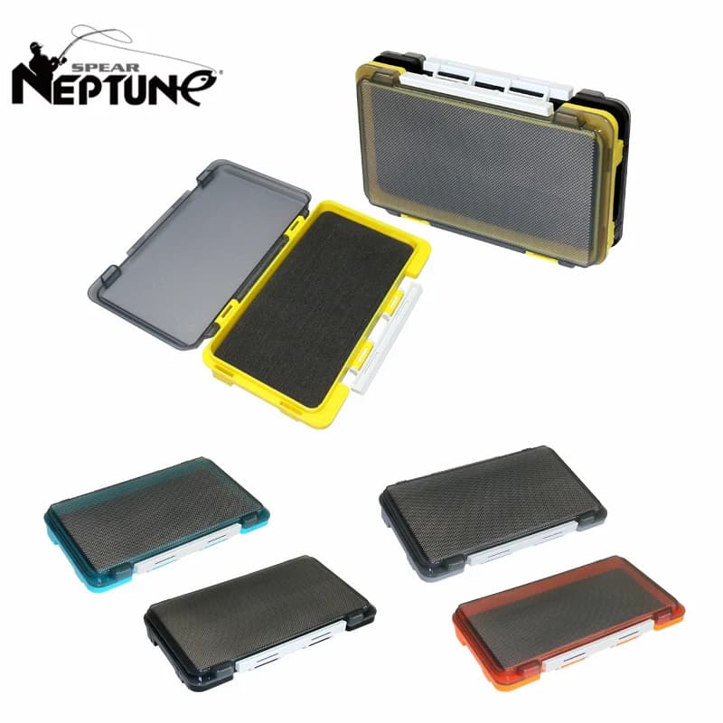 Plastic Fishing Box Portable Sponge baits for flies Jig Head Container Hook Storage Organizer Spinner Esca Sponge Accessories for carp