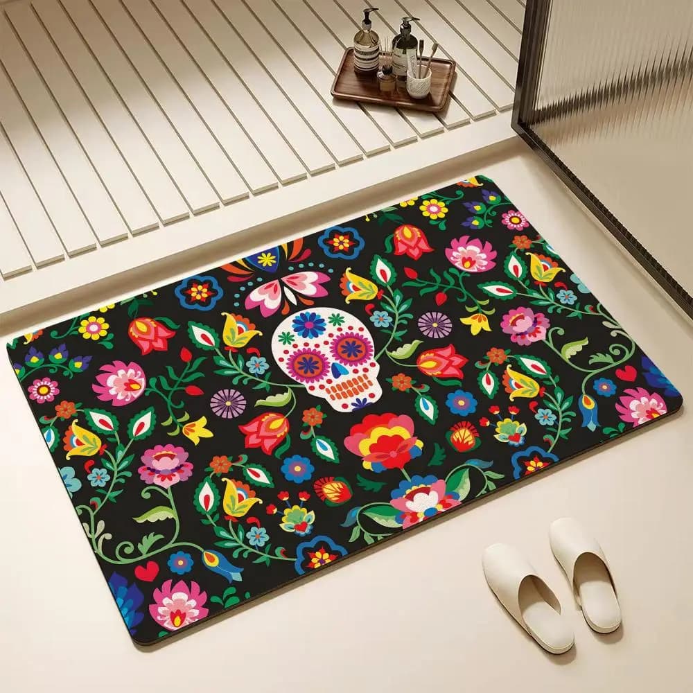 Dia De Muertos – Highly absorbent, non-slip, quick drying