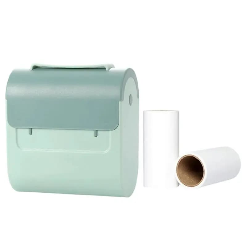 AB66-Covered Lint Roller With 2Pcs Extra Refill Rolls, Adhesive Pet Hair Remover For Clothes Sofa Carpet Dust & Lint Cleaning