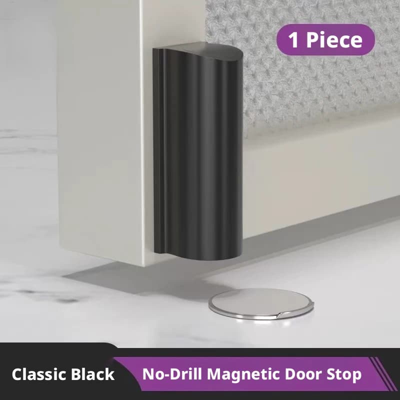 Fermaporta Magnetico con Design Nascosto: Protezione per Parete e Battiscopa, Elegante Accessorio per Arredamento Casa