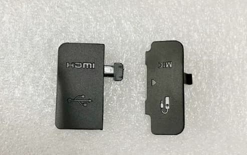 10PCS HDMI-compatible DC IN/VIDEO OUT Rubber Door Bottom Cover for Canon EOS 200D 200D II 200D Mark2 250D Digital Camera Part