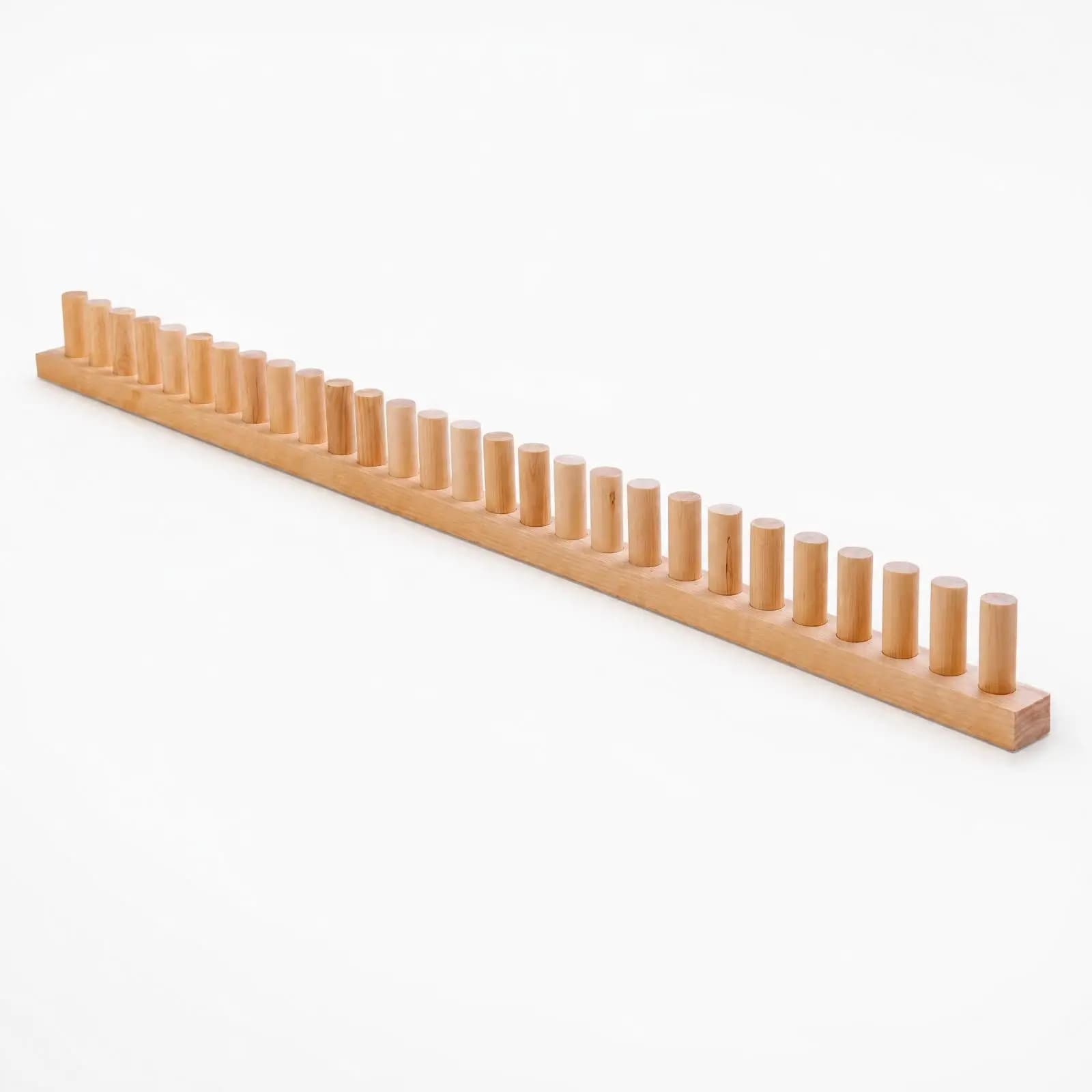DIY Knitting Loom Wooden Scarf Weaving Frame for Handmade Afghan Craft Tool with Adjustable Interlocking Sections for Projects