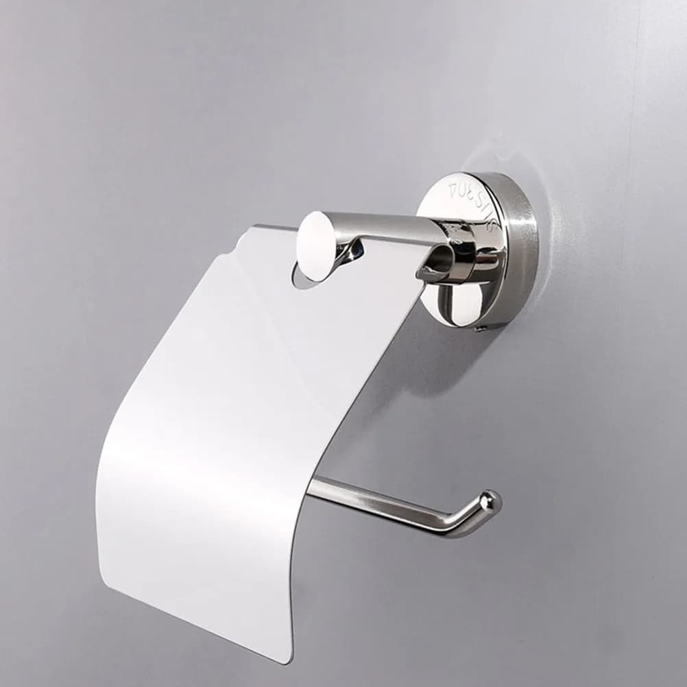 Portarotolo da Parete in Acciaio Inossidabile Antiruggine, Organizzatore per Carta Igienica e Asciugamani, Porta Rotoli in Metallo per Bagno