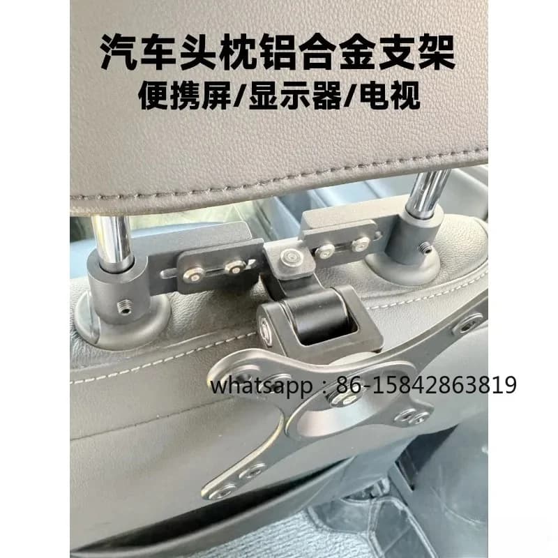 Car Headrest Car Monitor Stand Aluminum Alloy Vesa Rear Car Portable Screen Flat Screen for Common Purpose