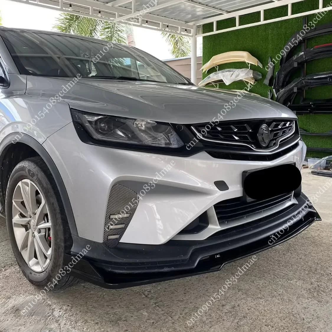 Front bumper Lip Splitter Diffuser for Geely Coolray SX11 2018-2023 Belgee X50 2023 2024 Spoiler Body Kit Accessories Spoiler