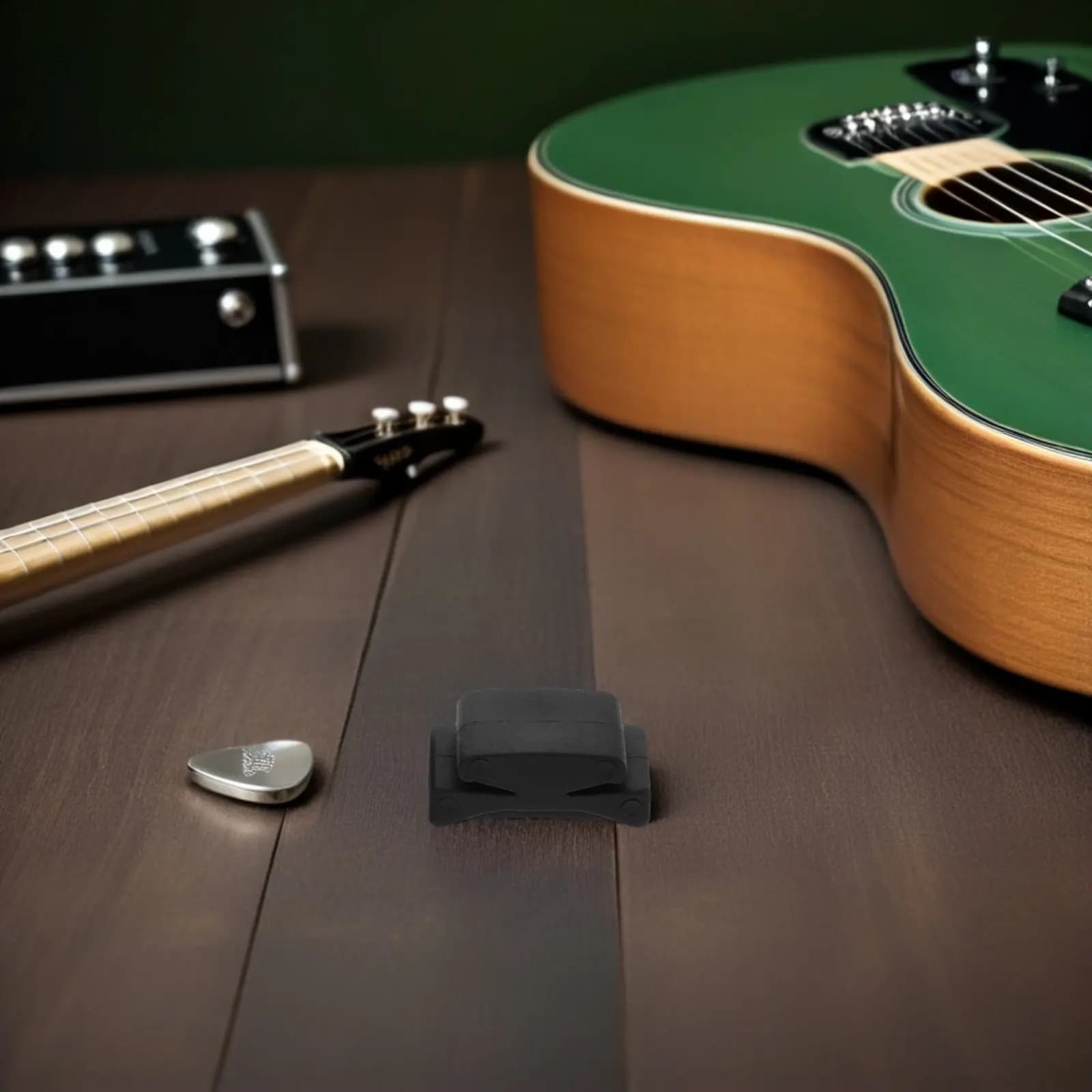 8Pcs Guitar Pick Holder Rubber Headstock Clip Convenient Storage Fits Acoustic Bass Ukulele Pick Organizer Clip