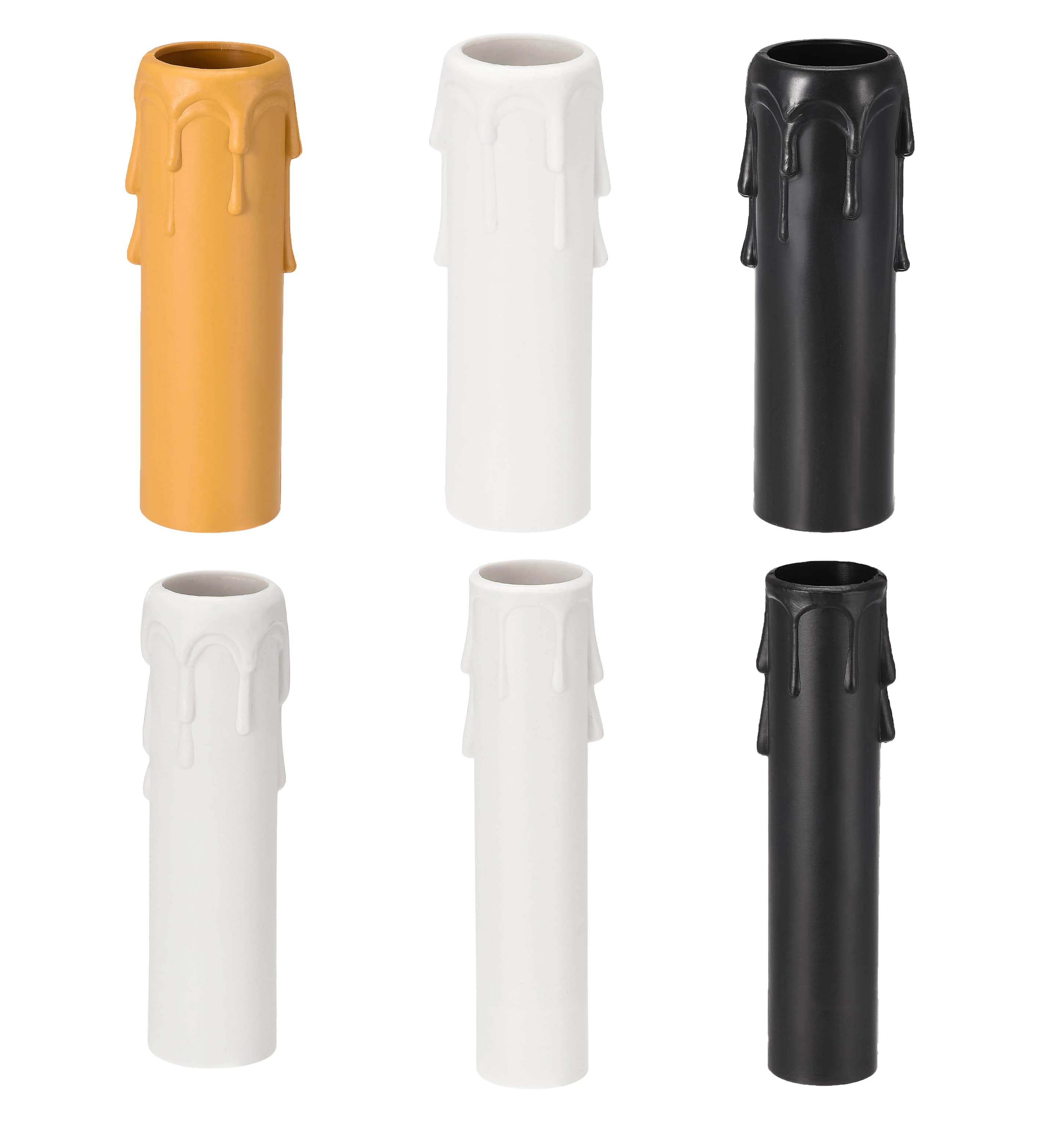 12 pezzi tubo di candela lampada da tavolo base candela portalampada tubo candela lampada base manica candela lampadina copertura base per lampadario E12