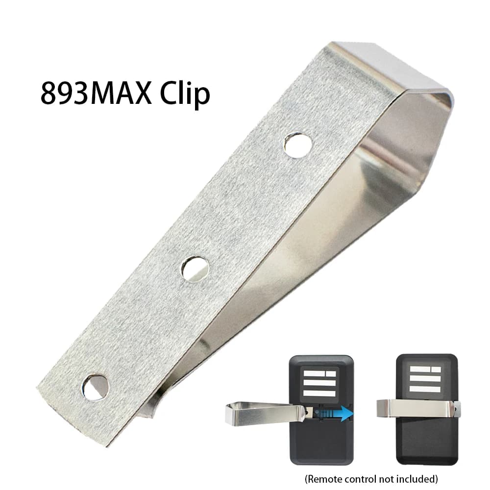 Per 893MAX Car Sun Visor Clip Holder metalli per l'apertura del telecomando