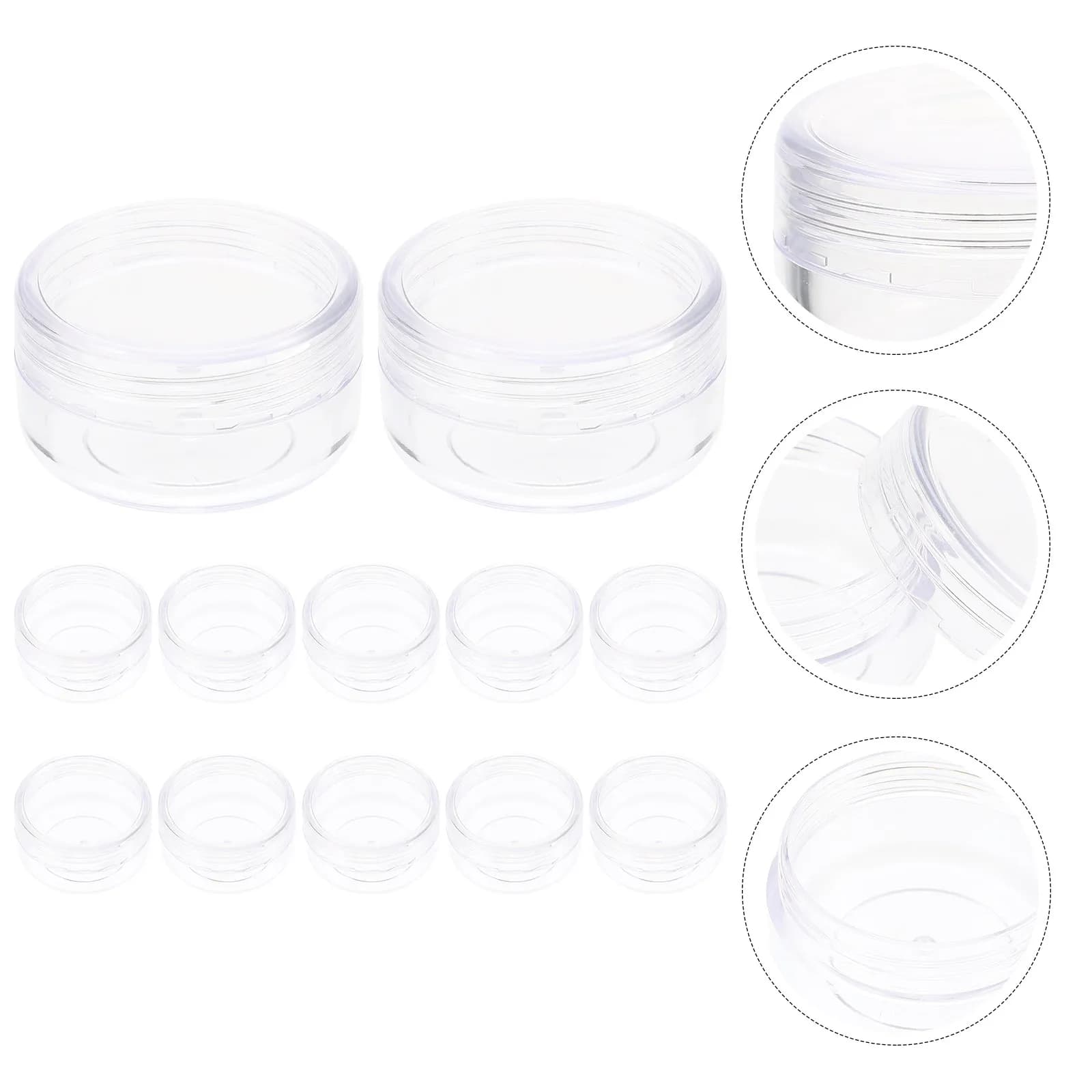 Set di 12 Barattoli Piccoli per Spezie, Contenitore Multifunzionale con Coperchio Ermetico per Conservare la Freschezza, Ideale per la Casa