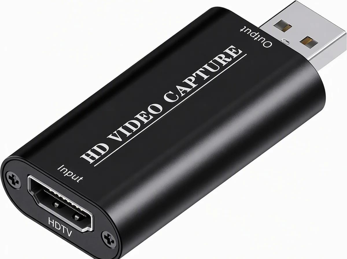 DIGITNOW 4K HDMI Video Capture Card, Cam Link Card, HDMI to USB 2.0 Game Audio Adapter, Record Capture Device for Streaming, Teaching, Gaming, Live Broadcasting, Video Conference [Windows]