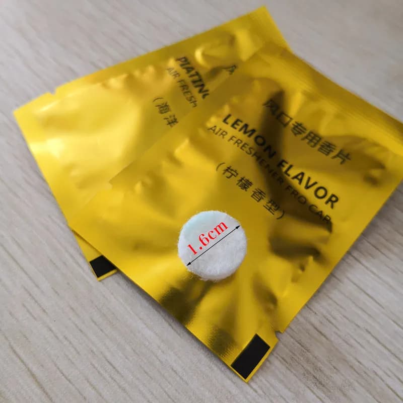 5 pz. Ricariche Profumate per Deodoranti Auto, Tappi Assorbenti in Cotone Solido per Bocchette d'Aria, Accessori per Interni Auto