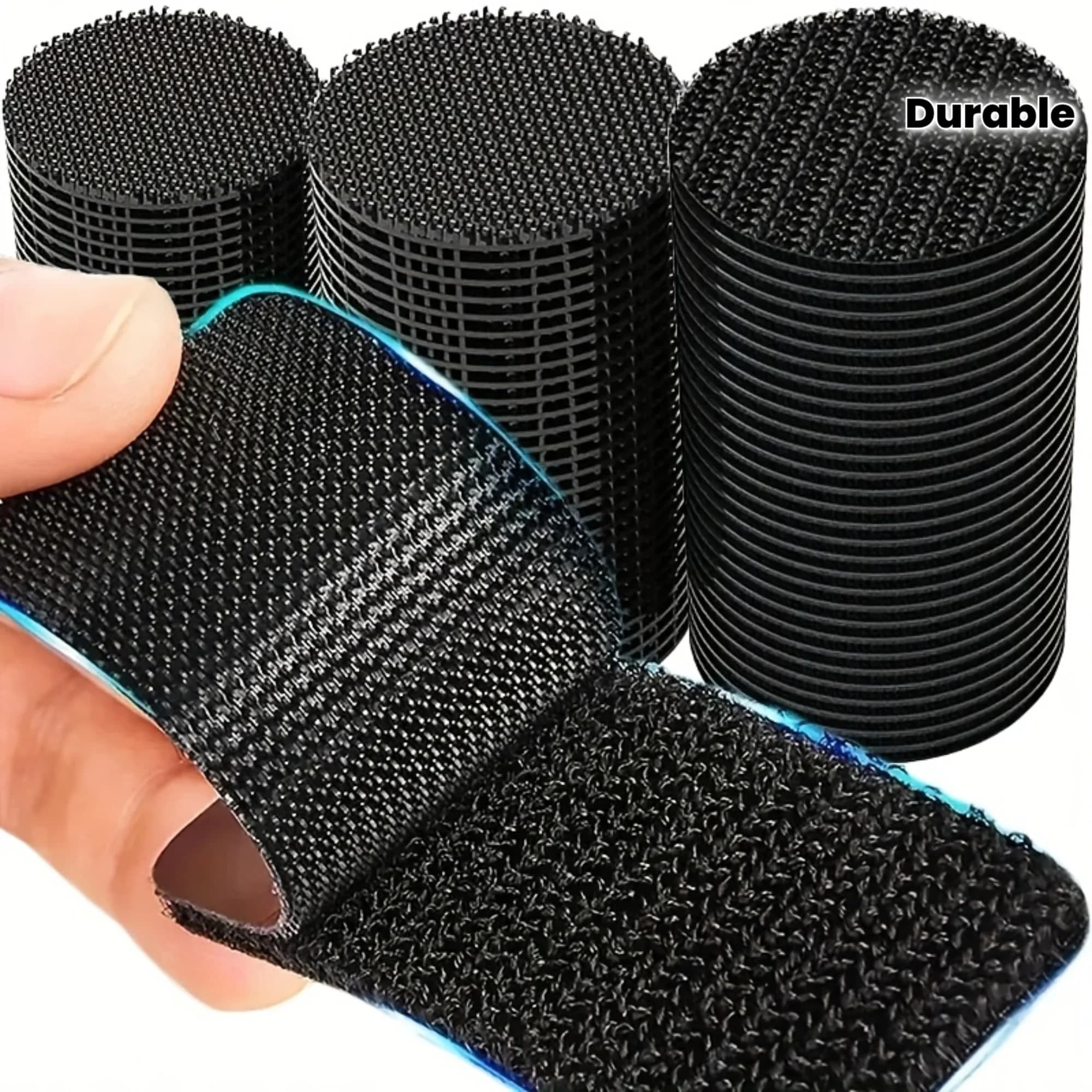 60 Pezzi/30 Paia di Nastro Antigraffio Resistente, Tappetini per Auto, Organizzatori di Cavi Autoadesivi, Necessari per la Manutenzione del Veicolo