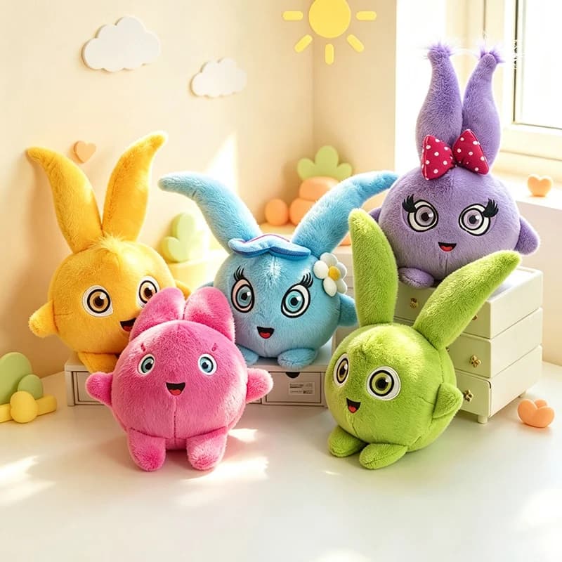 17/32cm Long Ear Rabbit Plush Toy Long Floppy Ears Bunny Stuffed Doll Cute Plush Pillow Bed Companion Toy Boy Girls Small Toy