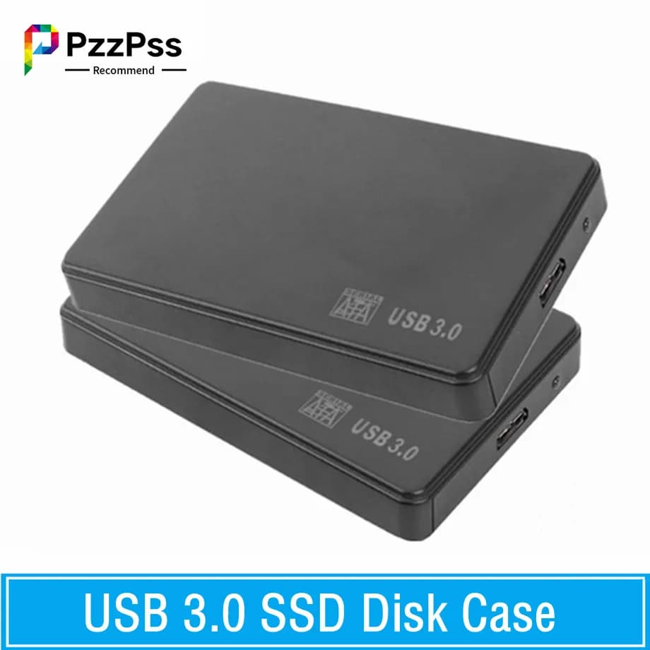 Custodia SSD HDD da 2.5 pollici da USB 3.0 a SATA Hard Disk Box 5Gbps custodia per disco SD HDD custodia per disco rigido esterno per PC Desktop Notebook