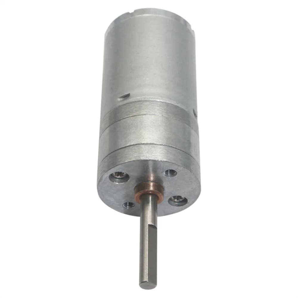 JGA25 370 Motoriduttore DC 6 12 24V Elettrico in Metallo Micro Coppia elevata A bassa velocità Riduttore ad albero lungo Riduttore Motore Riduttore
