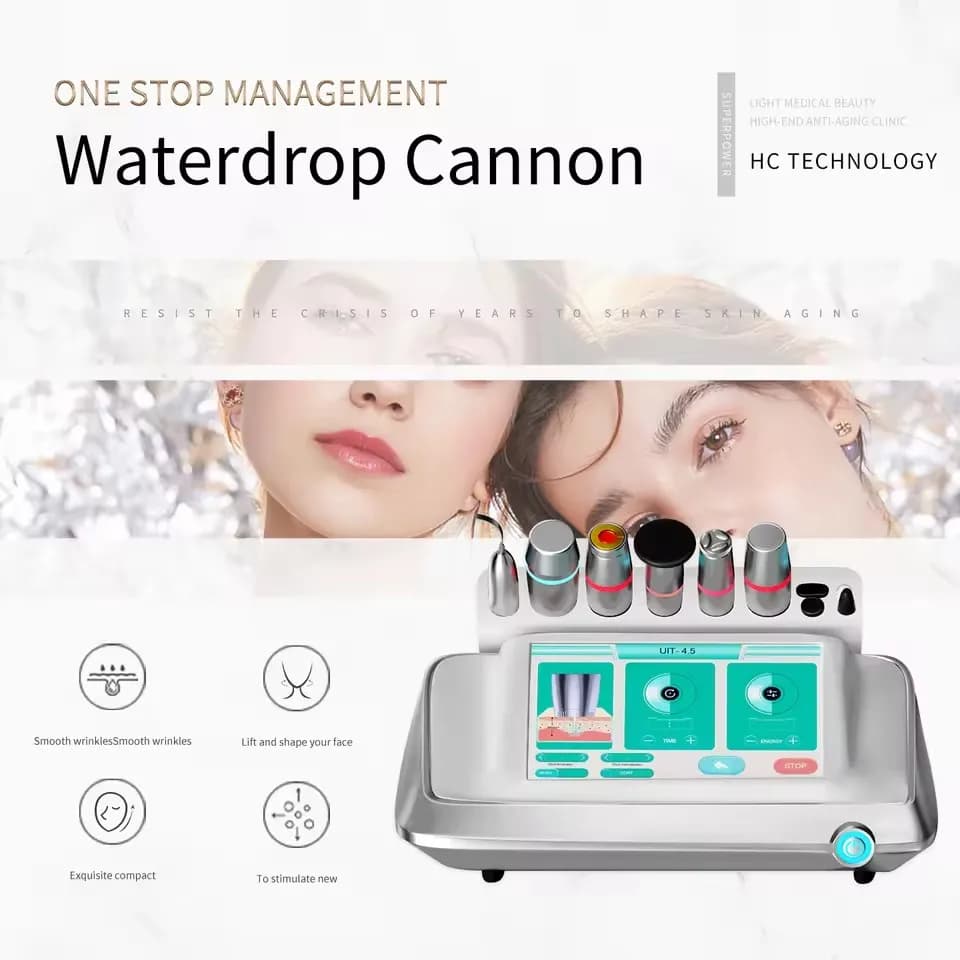 Multi-Functional Skincare Facial Lifting Beauty Machine Wrinkle Removal and Skin Repairing Device Face Cleaning Brush