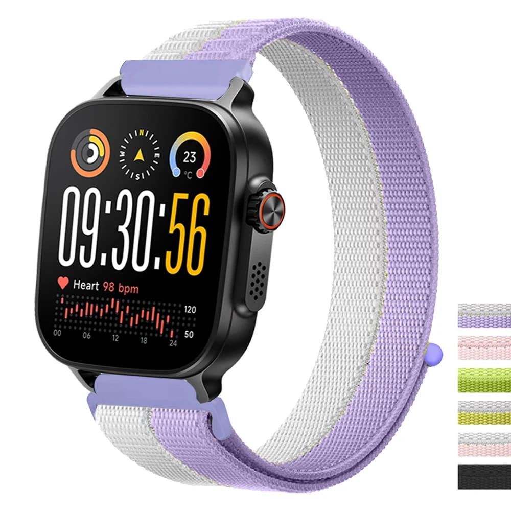 22mm Nylon Breathable Watchband For Realme Watch 5/S2/3 2 S Pro Replace Strap For COROS PACE 4/APEX 4 42mm Sports Belt Bracelets