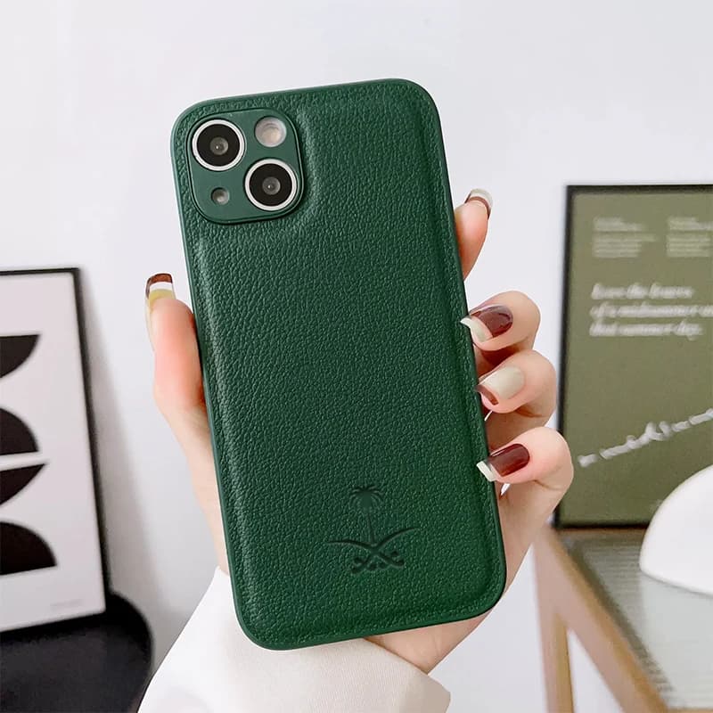 stampa palmo cassa del telefono per iphone 16 15 14 plus 13 12 11 pro max 16e cover di lusso funda Arabia Saudita cocotero custodie