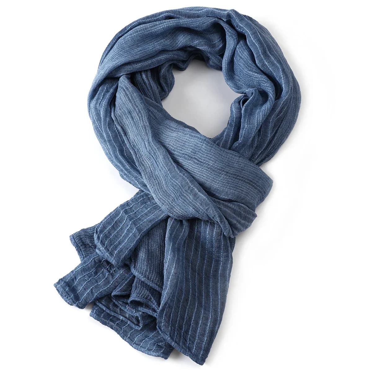 Sciarpe da uomo in cotone e lino tinta unita Autunno Inverno Caldo fazzoletto da collo da uomo corto nappa Bufanda Accessori maschili Scialle di pashmina