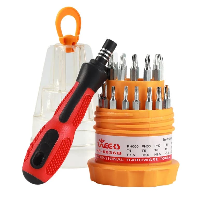 Mobile Phone and Computer Digital Repair Disassembly and Repair Tools 31-in-1 Combination Screwdriver Multi-Purpose Screwdriver Set
