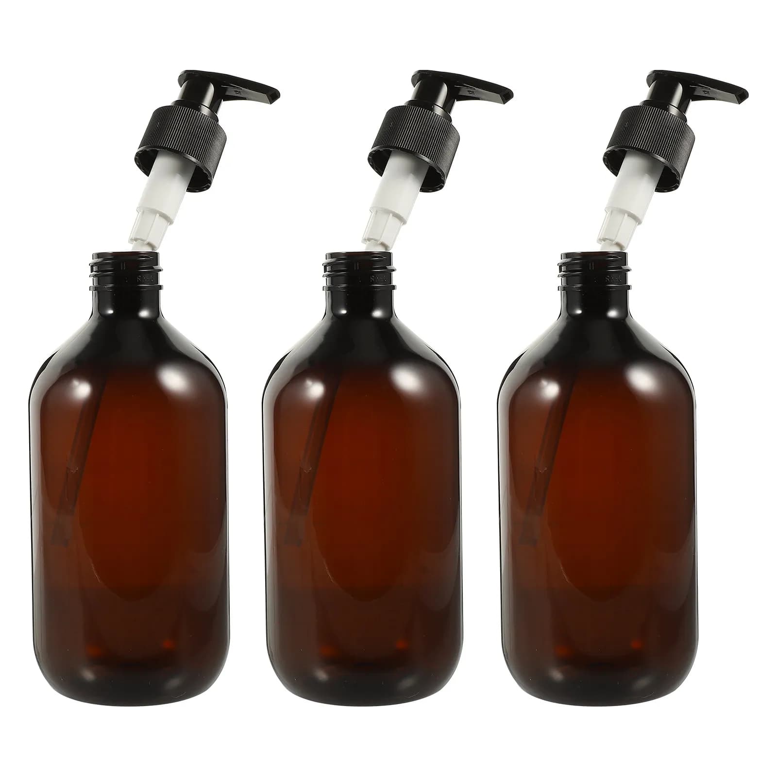 Flaconi dispenser per lozione a pressione da 3 pezzi, portatili, ricaricabili, con pompa per sapone per le mani, contenitore multifunzione per shampoo