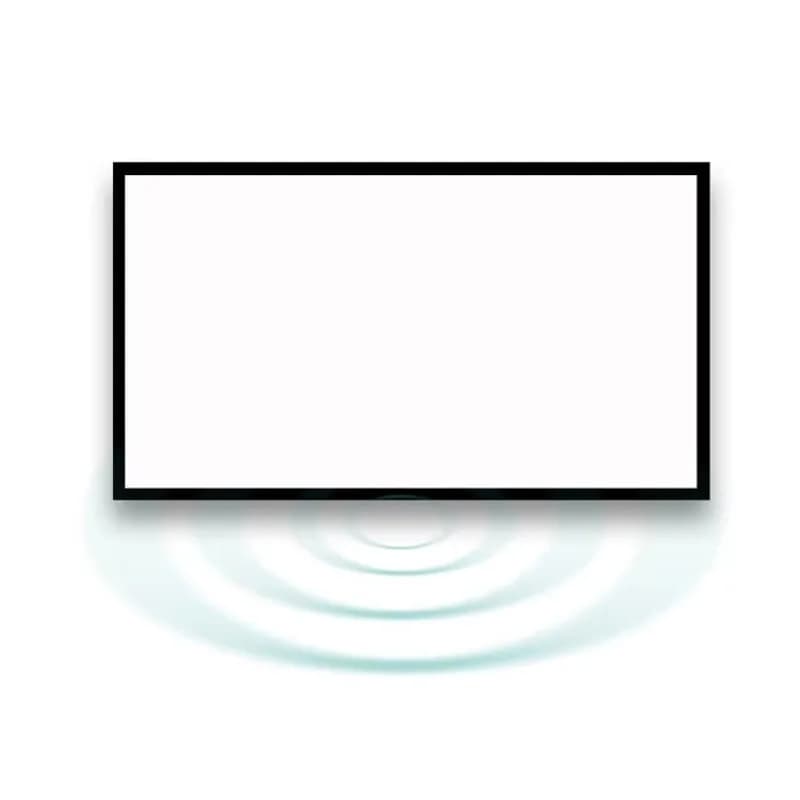 Schermo per Proiettore Acusticamente Trasparente Bianco da 133 Pollici 2026 per Home Theater, 4K, 3D, Protezione per la Salute degli Occhi, 16:9 Telaio Fisso