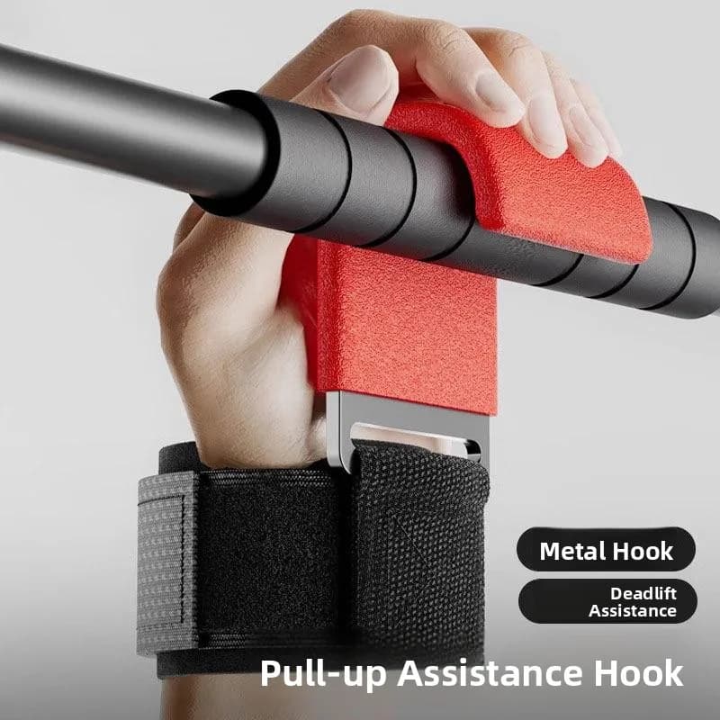 Support for the wrist Fitn Chin-Up Assistor with hooks, for single bar, anti-fall, for men and women, with lumbar support belt, traction aid.