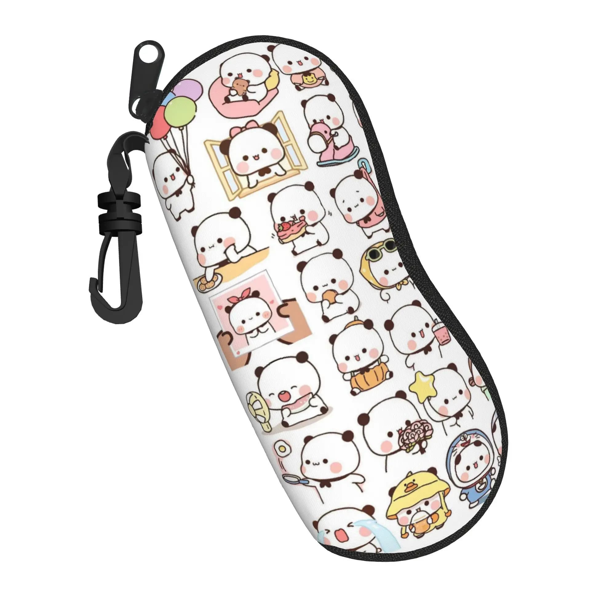 Case for Eyewear with Motivo Bubu Dudu, Unisex, Waterproof, with Hinge, Sunglasses Box, Contact Lenti Case
