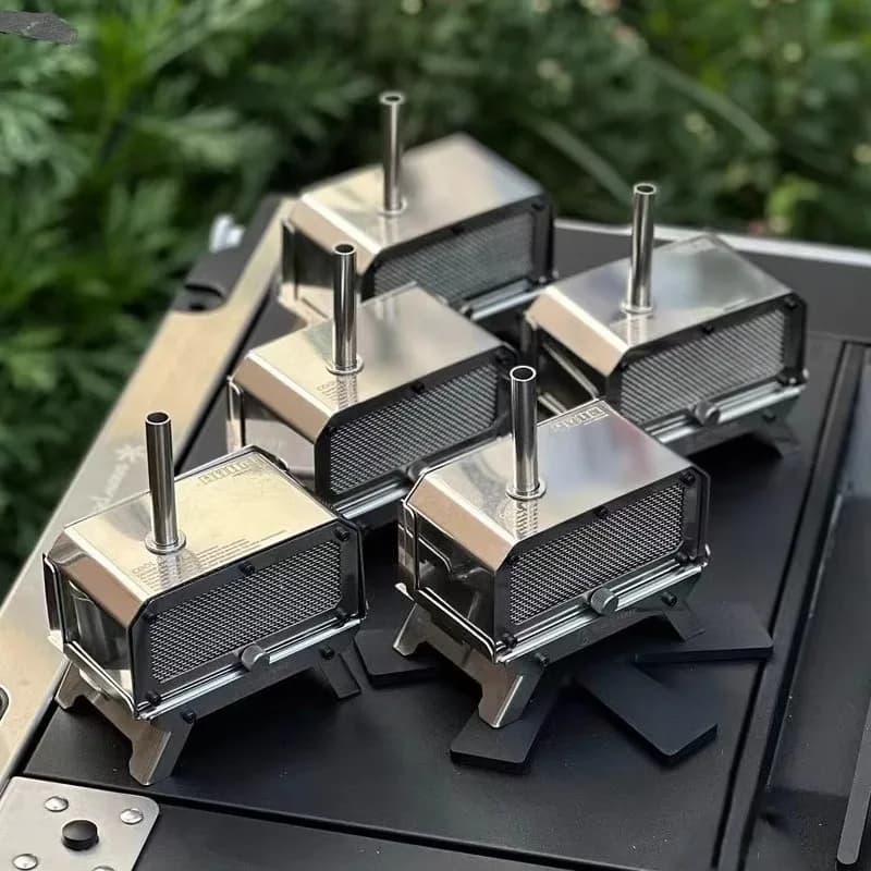 Mini Incense Burner for Camping and Home, Wabi-Sabi Artistic Aromatherapy Stove, Folding Incense Door for Travel and Camping, Repellent Incense Burner for Table Mosquitoes