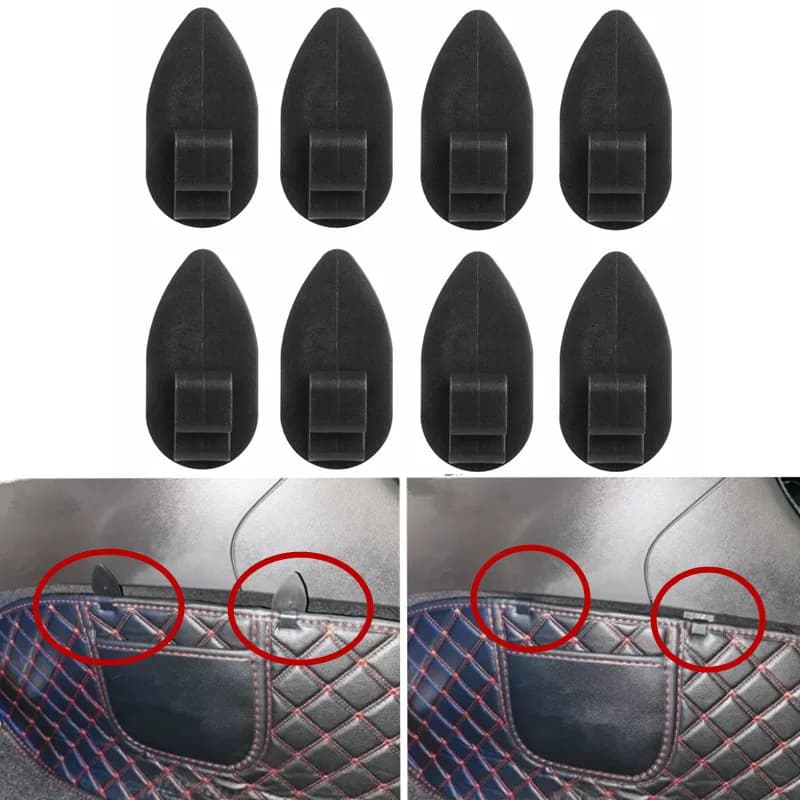 Universal 20/40PCS Car Mat Pinze Fixing knobs Anti-slip buckle Black Floor log Liner Zerbino Stop Clip