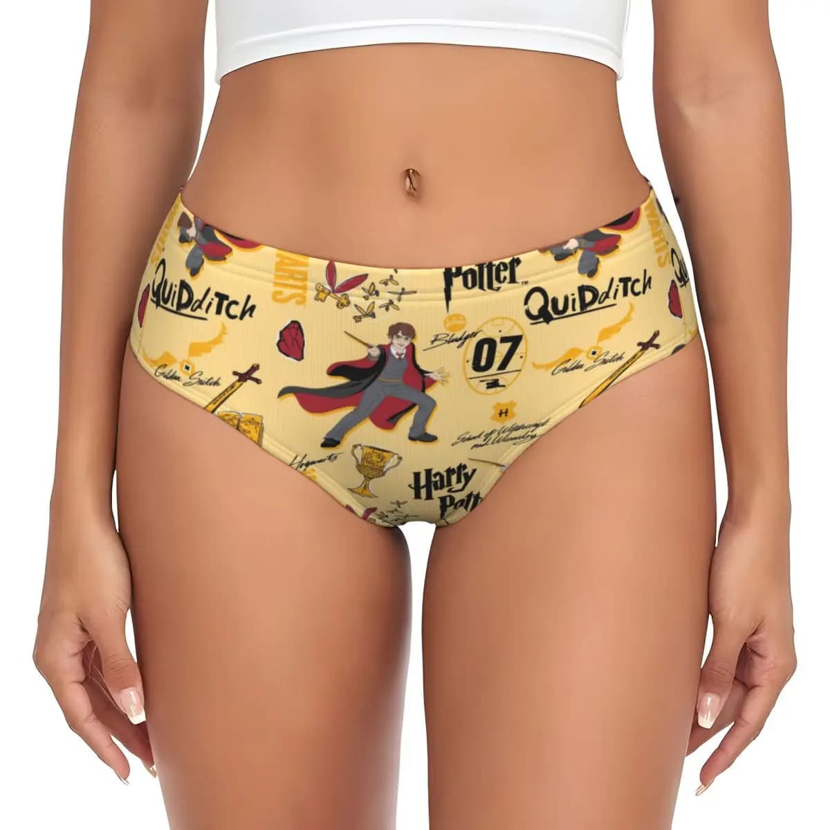 Custom Women's Mutandines Inspired by Harry Potter Films, Women's Soft Slips