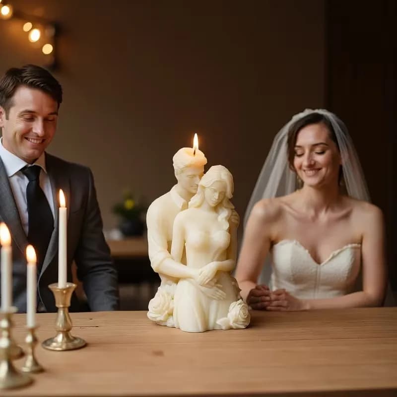 Stampo per candele romantico per San Valentino, coppia di angeli 3D, facile da sformare, strumenti fai da te per aromaterapia
