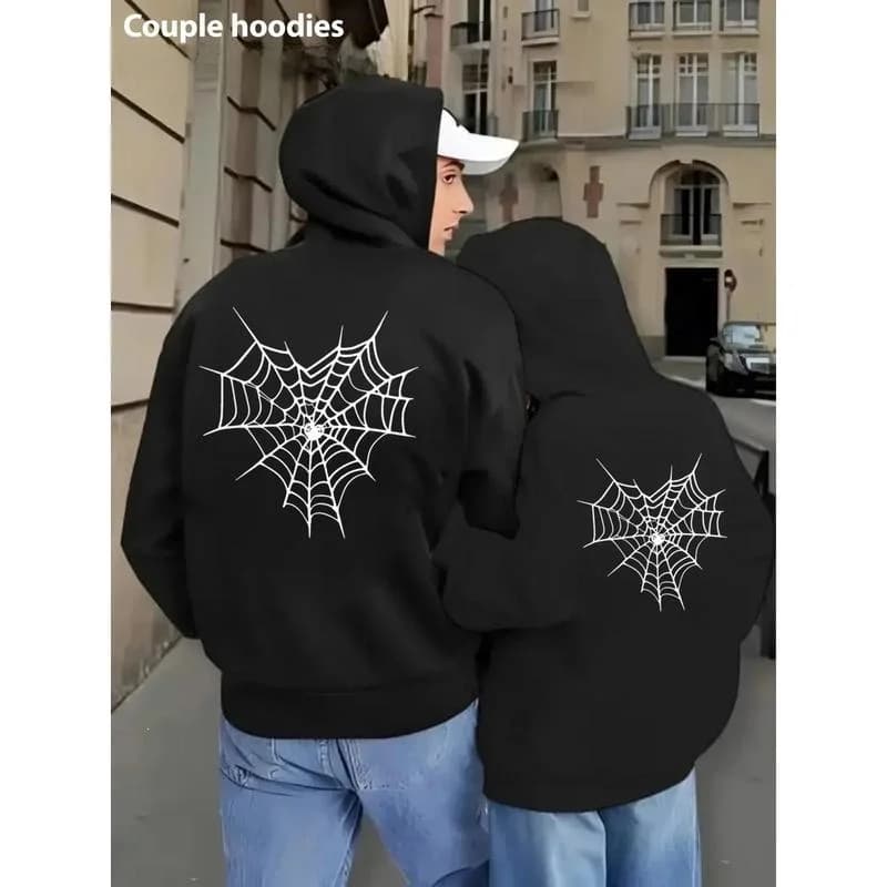 Felpa con Cappuccio Americana B 54055 Unisex Primavera 2026 con Motivo Animale Resistente alla Deformazione