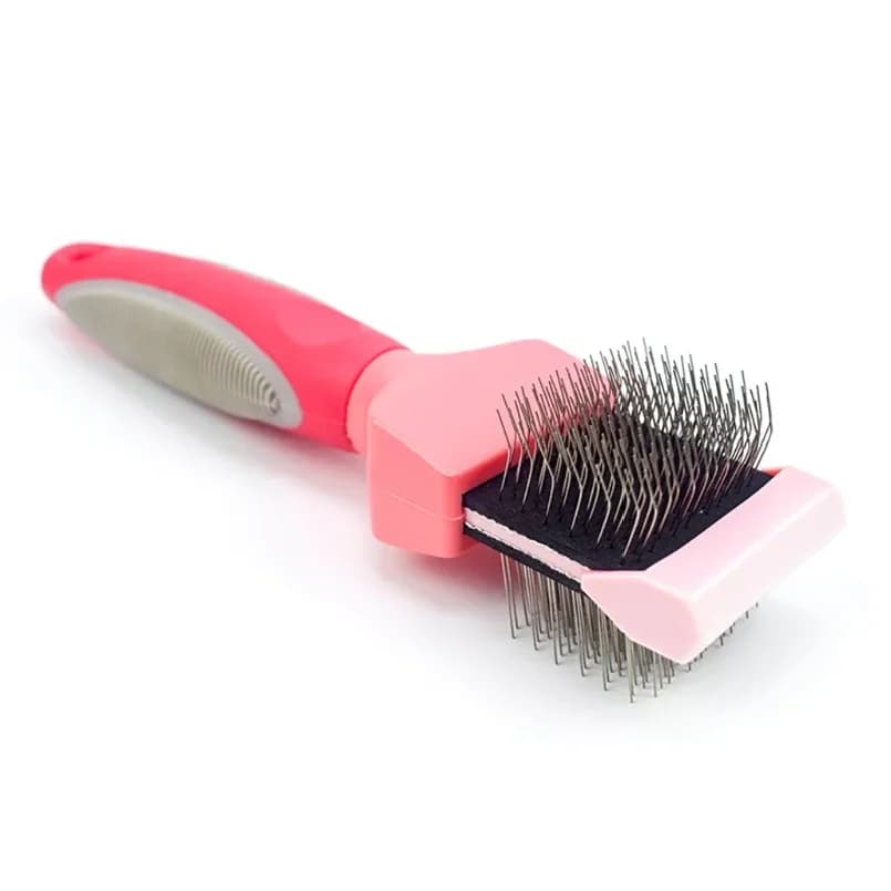 Double Sided Pet Hair Trimmer Comb Brush Dog Cat Hair Fur Bristle Grooming Shedding Cleaning Massage Comb Hair Remover