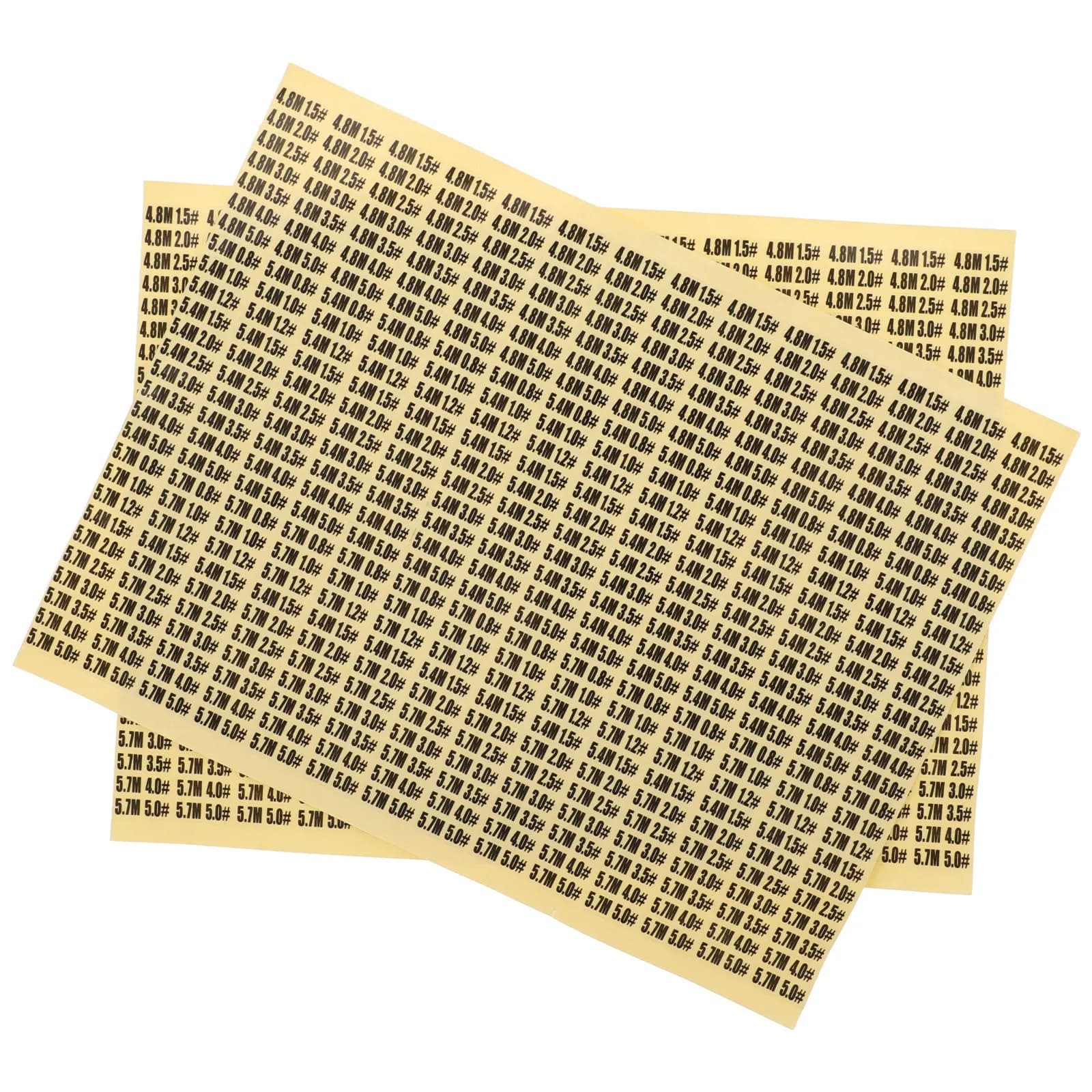 2pcs Line Number Sticker 2 Sheets Adhesive Angling Stickers For Organizing Fishing Gear Self-Adhesive Labels Fishing Tackle Box