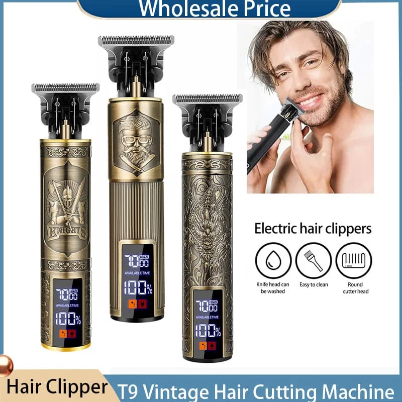 Vintage Haircuts T9 Haircuts Electric Haircuts Professional Haircut Shaving Cutting for Men Hair Shaving Shaving Razor