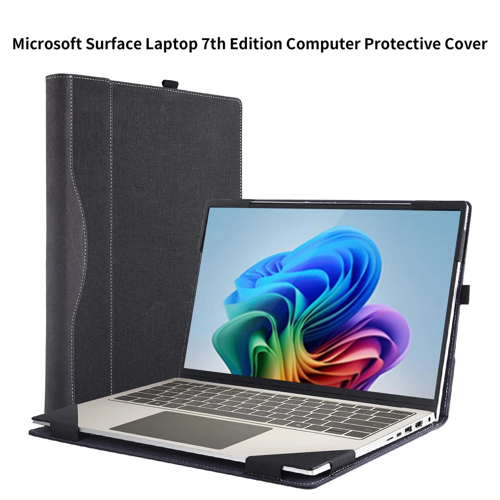 Custodia per laptop per Microsoft Surface Laptop 7 15 pollici 2037 Guscio protettivo per laptop Surface Gen 7 13.8 2024 Modello 2036 Cover per PC