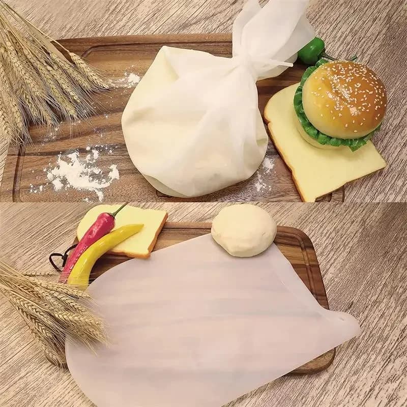 Le borse per impastare in silicone possono essere riutilizzate per impastare, conservare, cucinare, forniture per cuocere al forno e utensili da cucina