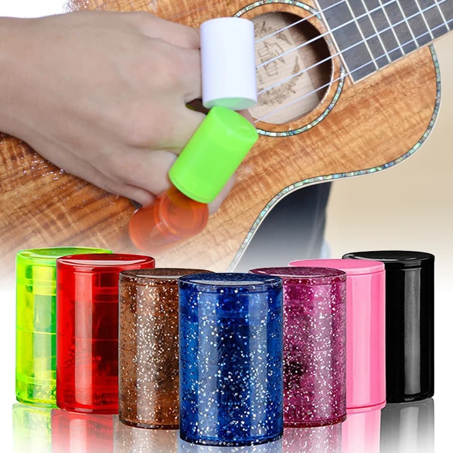 Strumento Musicale Portatile a Percussione, Shaker a Dita Solido, Accessorio per Accompagnamento di Ukulele e Chitarra