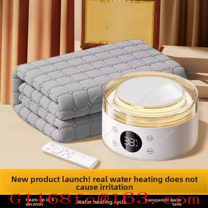 Water Heating Electric Blanket, Single or Double Person, Water Circulation Heating Electric Mattress