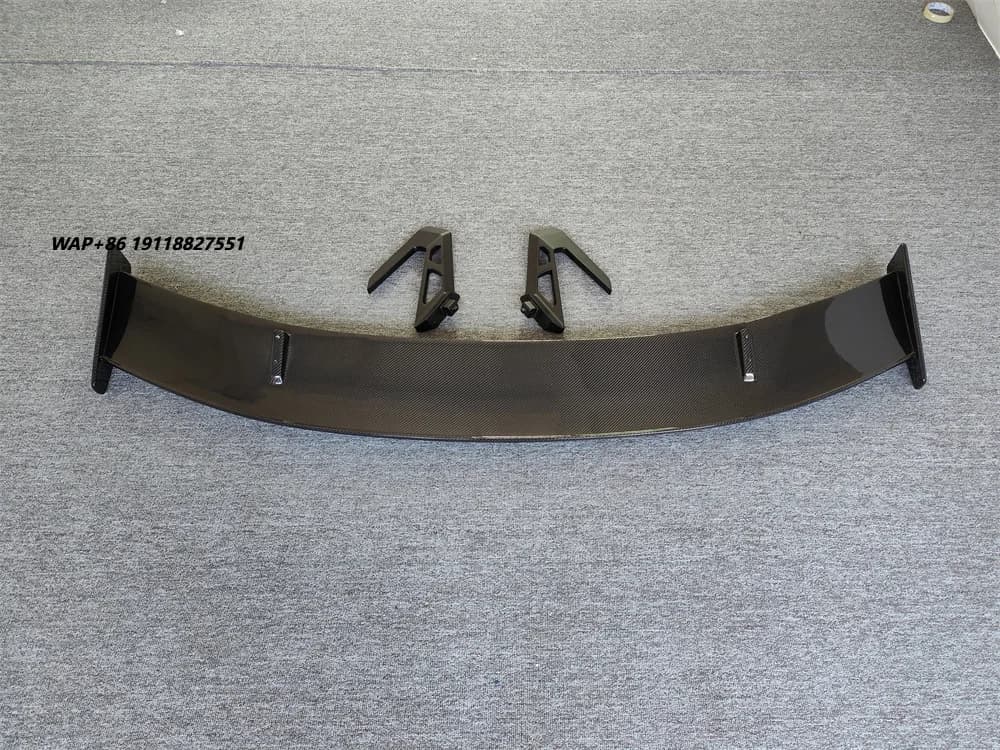 Car Body Parts Upgrade, P-style Dry Carbon Fiber Rear Spoiler, Luggage Spoiler Suitable