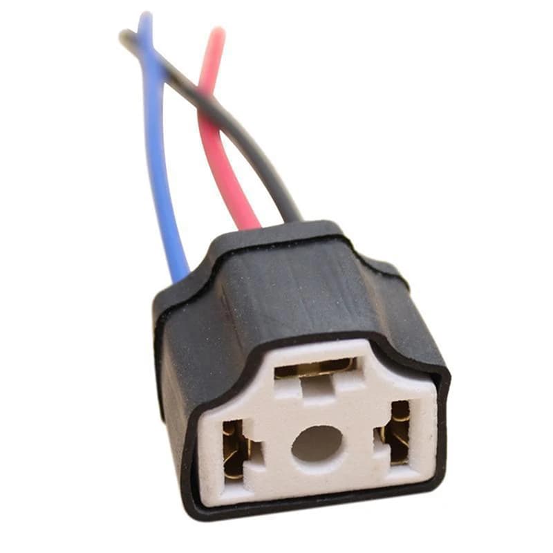 Lampadina per Fari H4 9003 in Ceramica con Connettore e Cablaggio per Veicoli