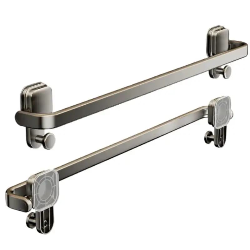 Suction Cup Folding Towel Rack No Drill Wall Mount Hand Towel Holder 30/40/50cm Towel Bar For Bathroom Apartment Storage