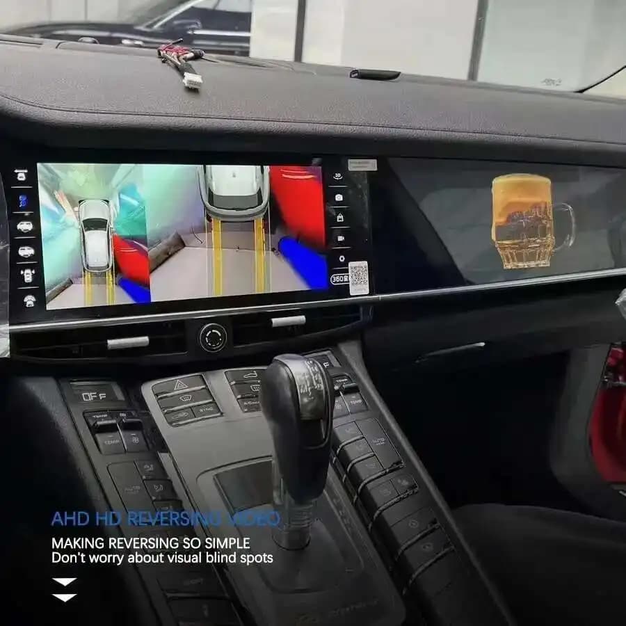 Carplay For Porsche Panamera 970 Double Interactive Screen Updated By 12,3 Inches + 11,4 Inches Video Reader Multimedia Android LHD RHD