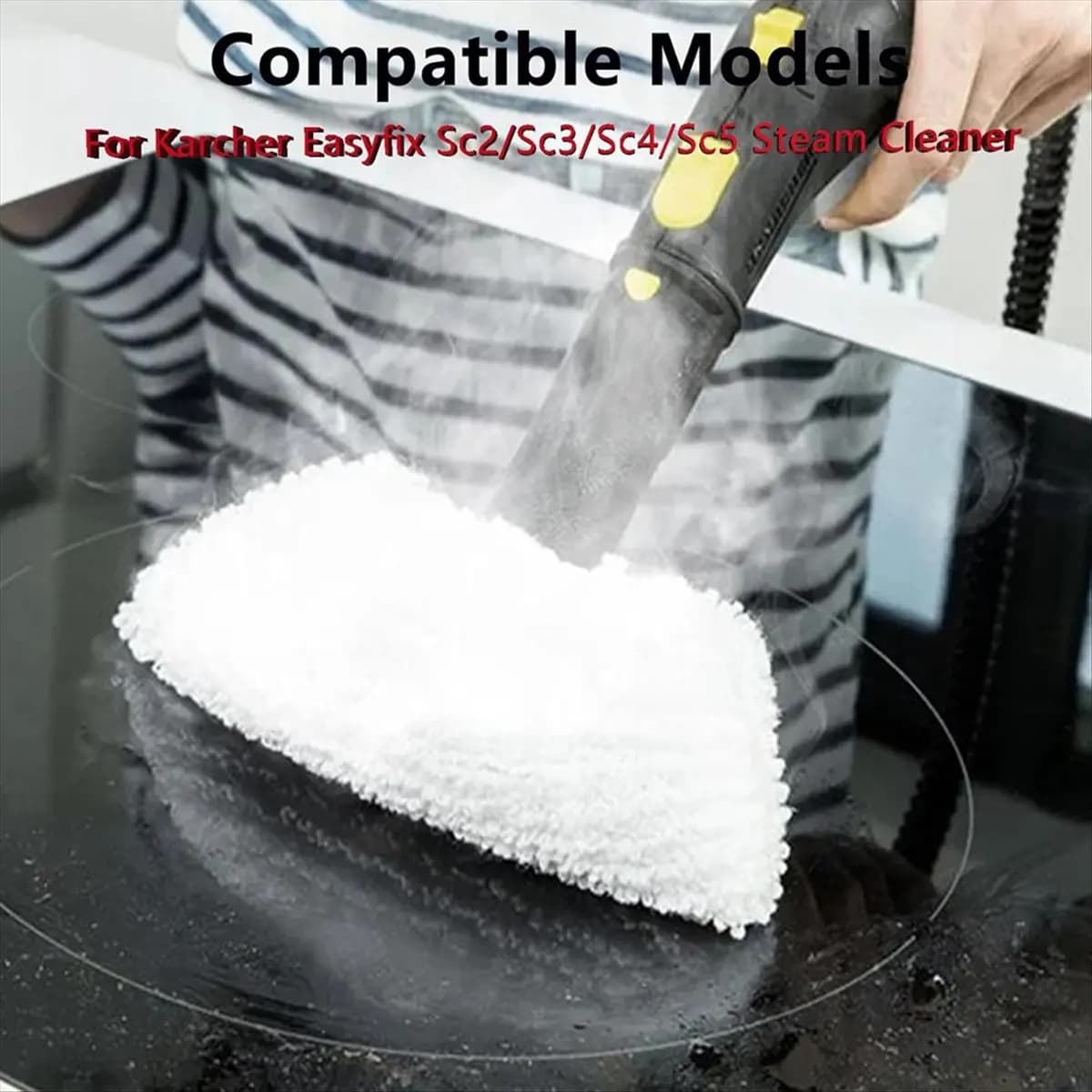 A92G New 16 PCS Microfiber Cleaning Mop Pads Accessories Kit for Easyfix SC2 SC3 SC4 SC5 Steam Cleaner Replacement Parts
