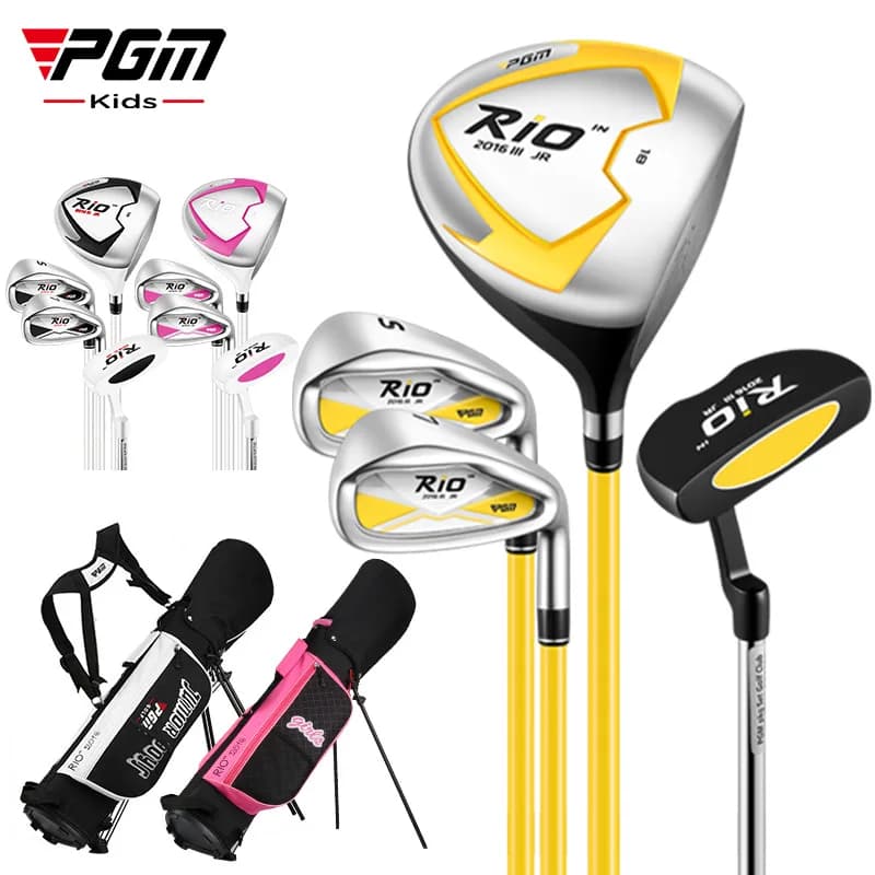 PGM Mazza da golf per bambini Junior Boys Set per principianti Set di borse per palline per ragazze Albero in grafite per giovani JRTG017