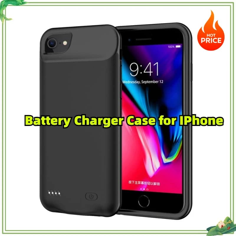 Nuova Custodia Caricabatterie da 10000mAh per iPhone 6 6S 7 8 SE 2020 4.7 Pollici, Power Bank Portatile per iPhone 6