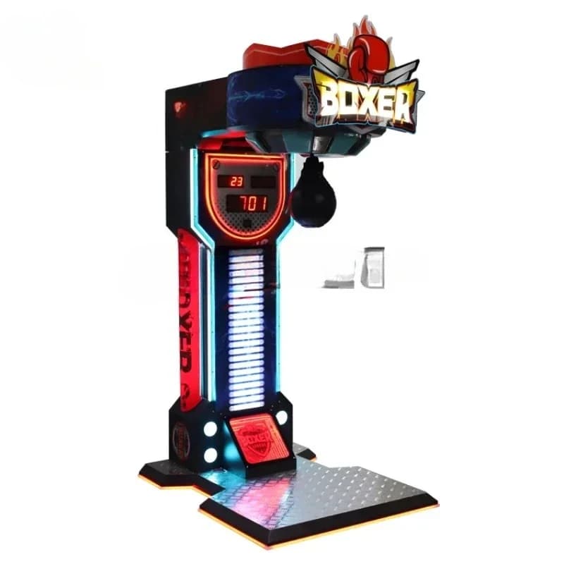 Electronic arcade coin game machine with card payment, for boxing and kickboxing training, with opponent matching function and automatic distributor - Price